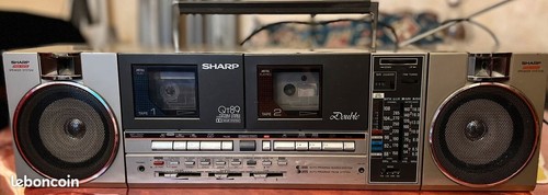 Vintage boombox sharp - boombox,